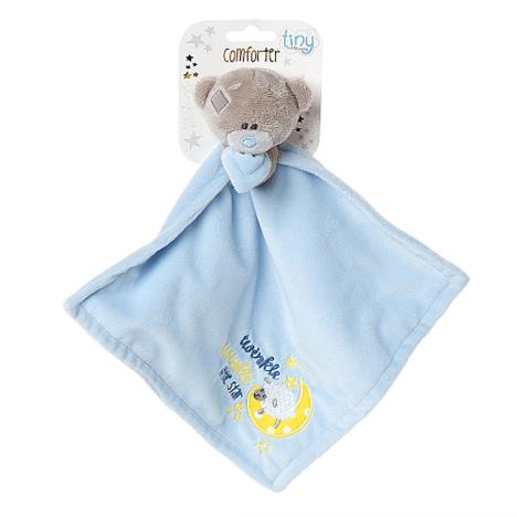 Tiny Tatty Teddy Bear Blue Baby Comforter Extra Image 2